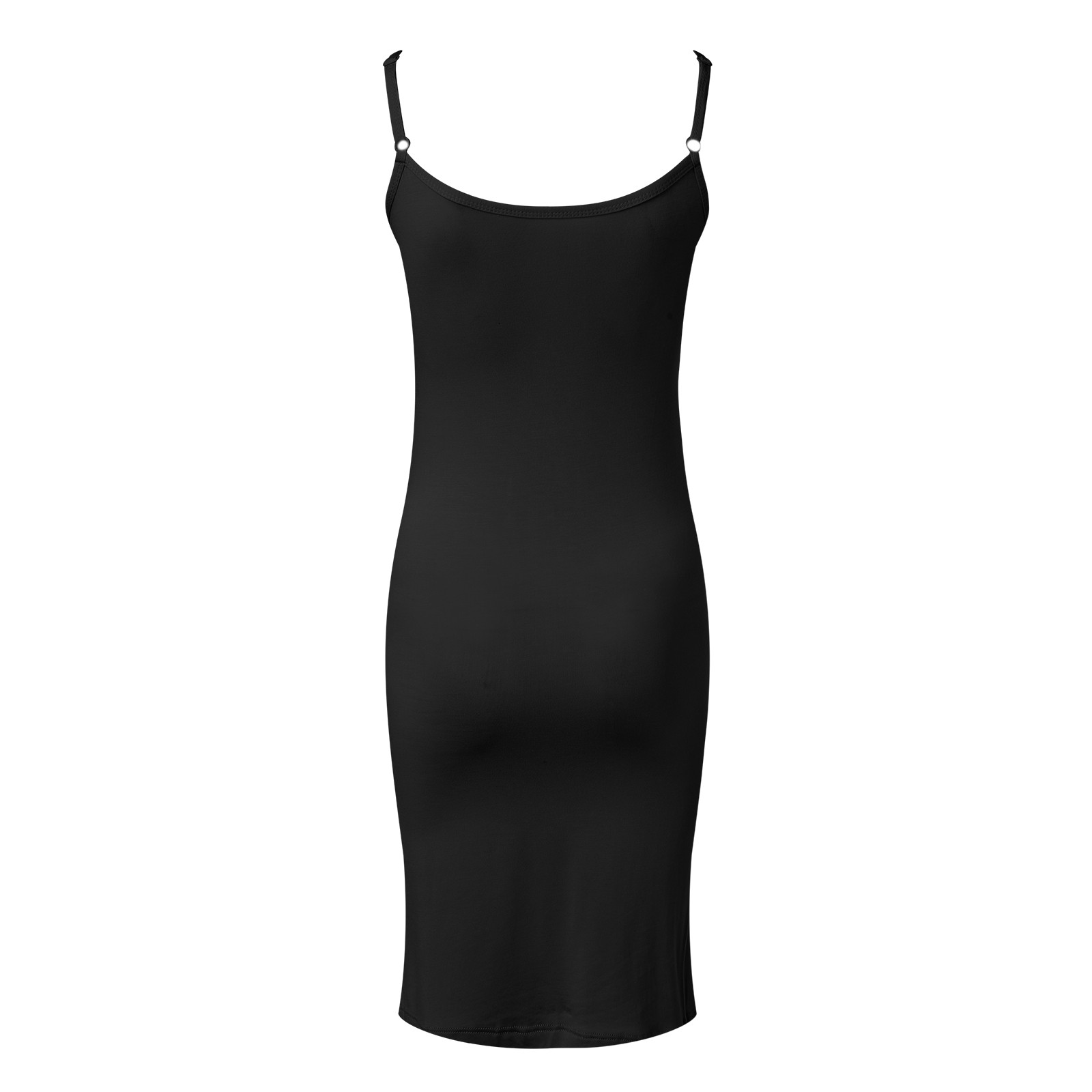 thumbnail image 4 of Vestido camisola largo de mujer - Mezcla de viscosa, tirantes ajustables, largo por debajo de la rodilla, 4 of 5